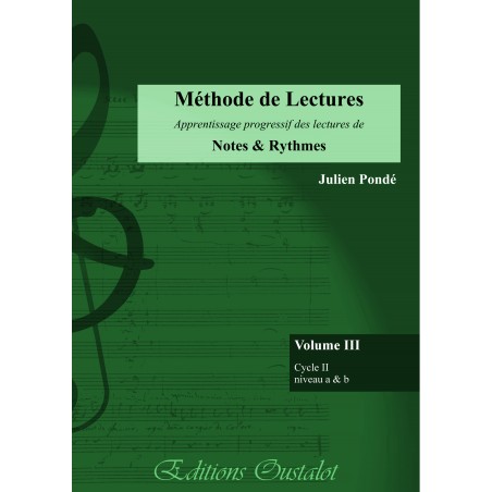 Methode de Lectures Vol 3