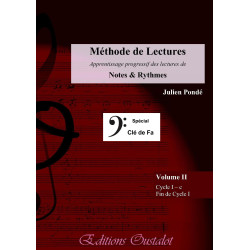 Méthode de Lectures Vol 2 - Clé de FA